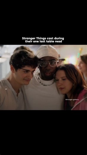 Stranger Things cast during their one last table read 🙃 #strangerthings #youtubeshorts