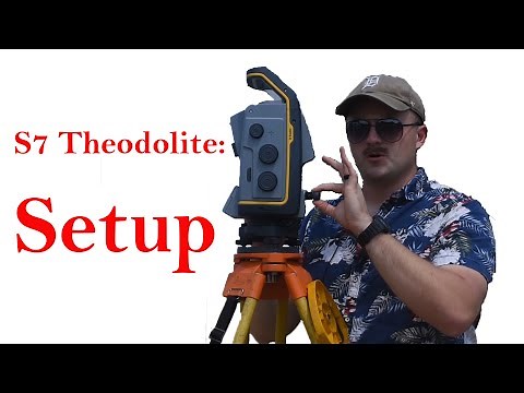 S7 Initial Emplacement and Setup - Trimble S-Series Theodolite