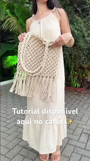 Bolsa macramê. Passo a passo completo #macrame #macrameparainiciante