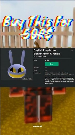 How to make Jax avatar in Roblox #roblox #game #skin #avatar #theamazingdigitalcircus
