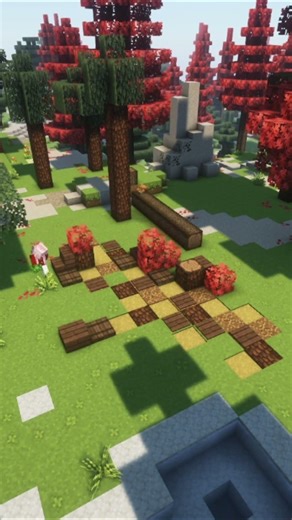 if your paths look boring… fix this 🌲 #minecraft