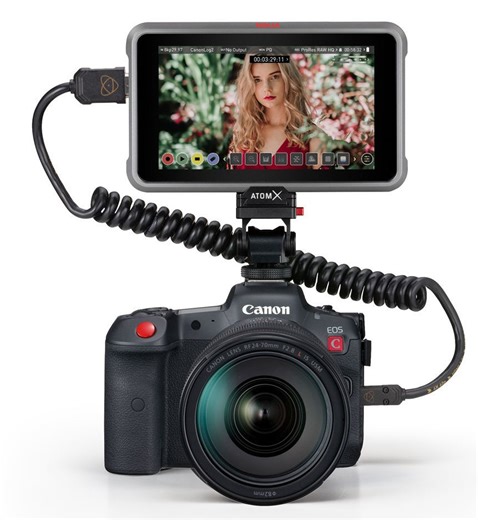 Atomos Ninja V/Ninja V  Update ermöglicht Canon EOS R5 C ProRes RAW mit bis zu 8K 30fps