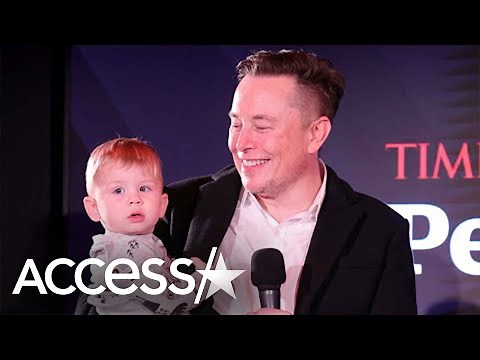 Elon Musk Brings Son X Æ A-12 To Time's 'Person of The Year' Event
