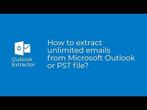 How to extract emails from office 365 or Outlook or PST? RS Outlook Email Extractor