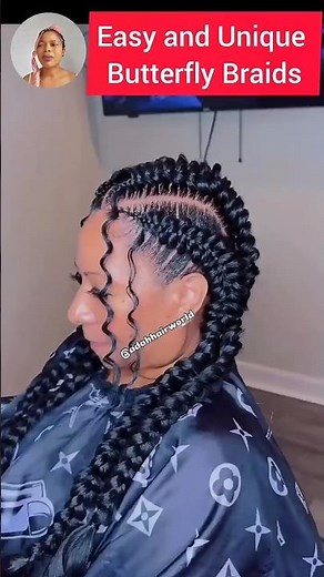 Butterfly Braids 😍 the Braidstyle that always stands out amongst Hairstyles