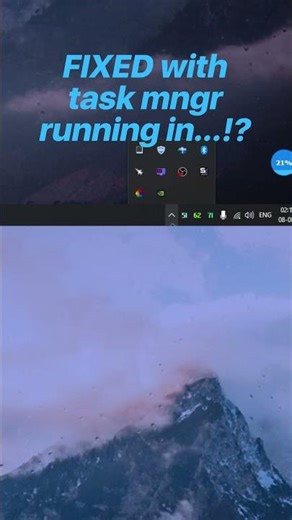 GPU high temp on IDLE, fixed with task manager running in...🤔 #shorts
