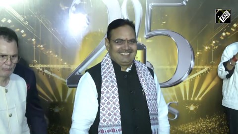 “Padharo Mhare Des…”, CM Bhajanlal Sharma arrives at International Indian Film Academy awards
