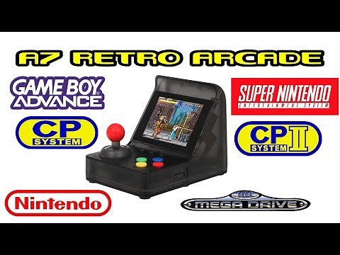 A7 Retro Arcade Mini 520 in 1 SNES,GBA,NES,CPS1&SEGA