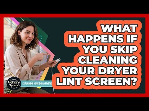 What Happens If You Skip Cleaning Your Dryer Lint Screen?