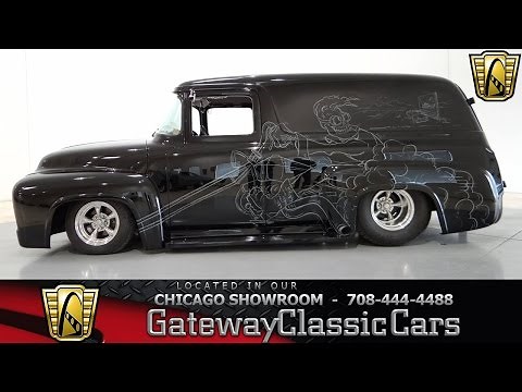 1956 Ford F100 Panel Truck Gateway Classic Cars Chicago #698