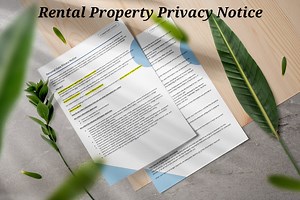 Property Privacy Notice | GDPR Information | Business Word Template - Etsy UK