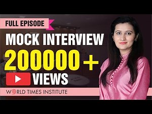 CSS Mock Interview | Mahwish Yaseen | World Times Institute | Full Interview