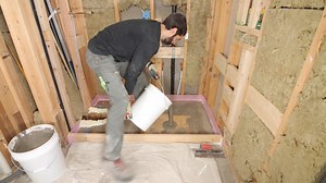 8.4K views · 91 reactions | Self-leveling floor tips...if you're building a bathroom and need step-by-step help, enroll in our online courses at homerepairtutor.com #bathroomremodel #bathroommakeover #showerremodel #diy | Home Repair Tutor | Facebook