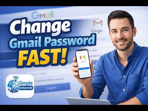 Change Gmail Password Easily (2026) | Simple Internet
