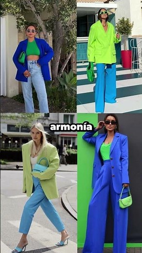 como combinar el color azul