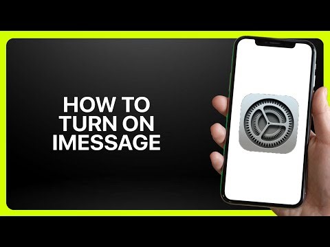 How To Turn On iMessage In iPhone Settings 2026! Tutorial