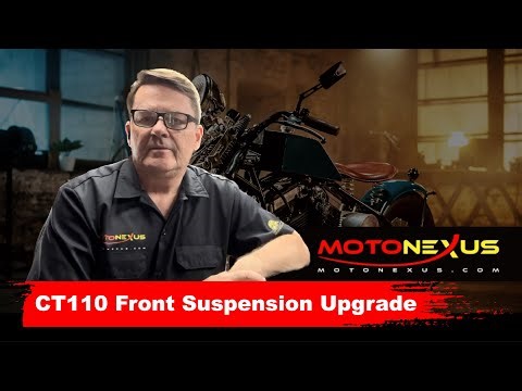 CT110 Front Suspension Upgrade