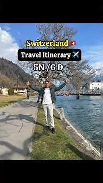 Switzerland Best Itinerary 🇨🇭✈️ | 5N / 6D #travel #switzerland