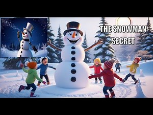 The Snow Man Secret Poem for Kids | Snowman and Frosty Winter Wonderland | Winter Holiday Song