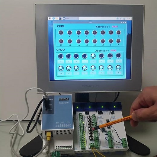 raspberry pi5(mpi-5a) HMI sample1