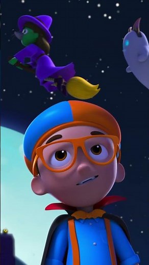 Spooky Fun 🎃 Halloween Song Learn with #Blippi #BlippiWonders #Shorts