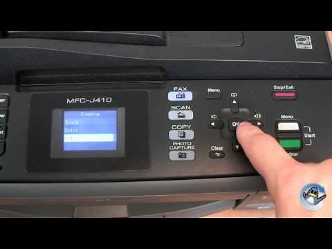 Brother MFC-J410: How to do Printhead Cleaning Cycles and Improve Print Quality
