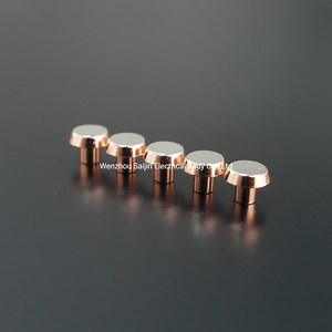 [Hot Item] 3mm Bimetal Agni Silver Nickel Copper Alloy Electrical Contact Rivets for Switches