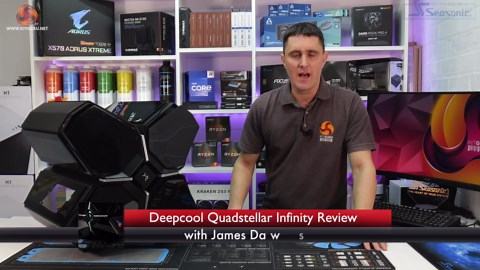 DeepCool Quadstellar Infinity review [insane build timelapse!]