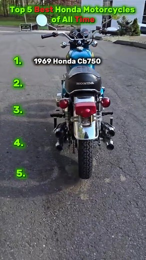 62K views · 1K reactions | #Amazing #Top 5 Best Honda Motorcycles of All Time | Auto illusion | Facebook
