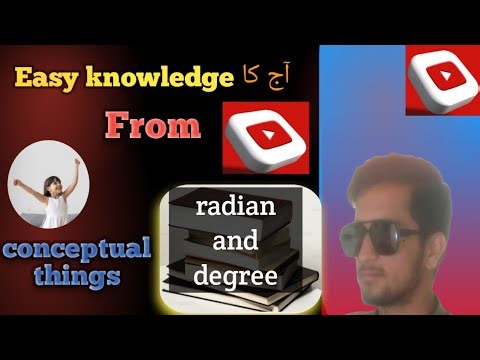 Convert degree into radian#easy method