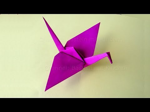 Origami Crane - Origami Animals - Easy origami bird