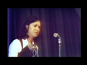 Louise Glück, 1976, her first poetry reading on the West Coast of the US —The Poetry Center