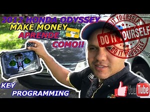 2012 Honda Odyssey Programacion de llaves / Key Programming Via X100 Pad2 Pro