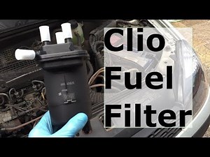 Renault Clio 1.5 dCi Fuel Filter Replacement