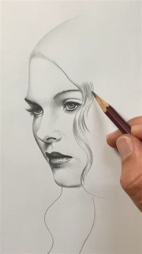 How to Draw Hair with Flow, Not Strands 👩‍🦳✍️ #drawingtutorial #howtodrawaface #howtodraw #easydrawing #drawing #desenho #dibujo #disegno #dessin #tutorialdedesenho #retratorealista #portraitdrawing #portraitrealism | Keith Nunes