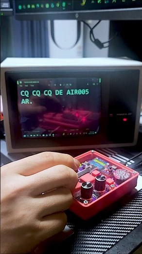 I made a keyboard that works with Morse code. (MORSEKEY-A01) #morsecode #diy #keyboard