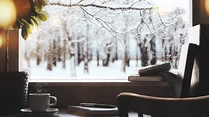 Snowy Winter Landscape Warm Coffee Outside Stock Footage Video (100% Royalty-free) 3594731309 | Shutterstock