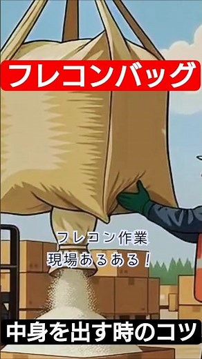 【作業改善】フレコンバッグ #トン袋 #フレコン #工場
