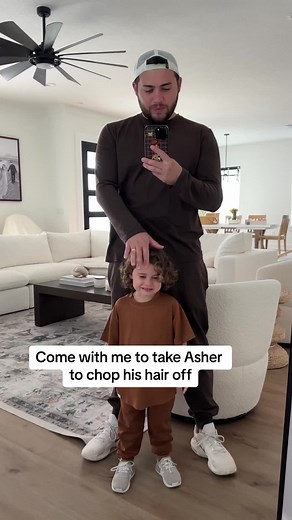 Asher's Haircut Adventure at Sharkies with Dad | Heartwarming Moment
