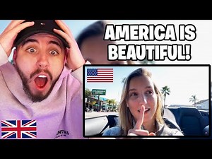 Brit Reacts to European's First Impressions of AMERICA!! (California🌴)