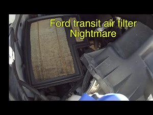 How to change air filter on Ford transit, ford transit filter replacement must be done at dealer?