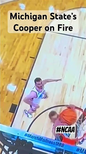 Michigan State’s Cooper is on Fire! #shorts