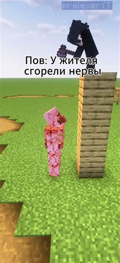 😱😠ЖИТЕЛЬ ОТОСТИЛ ИГРОКУ В МАЙНКРАФТЕ😱😠#minecraft #модынамайнкрафт#roblox#модыгта5#модыгта5#майнкрафт