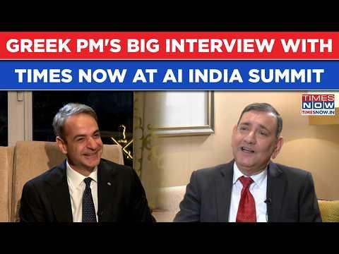 India AI Summit: Greek PM Kyriakos Mitsotakis' Big Interview With Times Now On AI, Tech & More