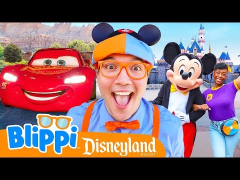 Blippi Disneyland Vehicle Adventure (Supported by Disney!)