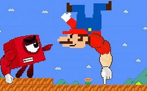 【GM Animation】马里奥与有超级臂的数字块1号