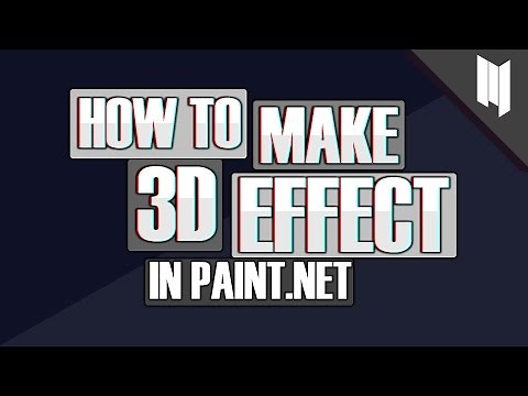 HOW TO Make 3D Effect in Paint.NET | ItsKayne