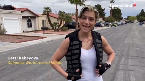 Hula hooping record holder shows us how to social distance