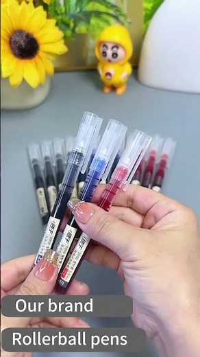 Colorful Rollerball Pens:Colored Liquid Ink | Smooth Writing | Quick-drying