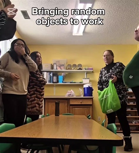 Challenge: bring a random object from home to work… no explanations 😂 #randomobjectchallenge #bringrandomthings #funnychallenge #workchallenge #randomfun challengeaccepted officefun funnyreels viralreels reelstrending reelschallenge funnyvideo relatablecontent trendchallenge viralchallenge